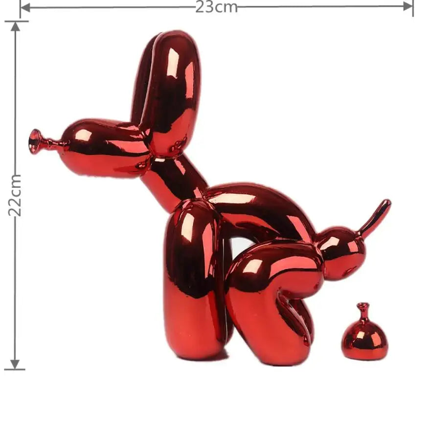 Balloon Doggy Poo Statue