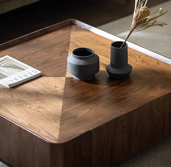 Peach Wood Coffee Table