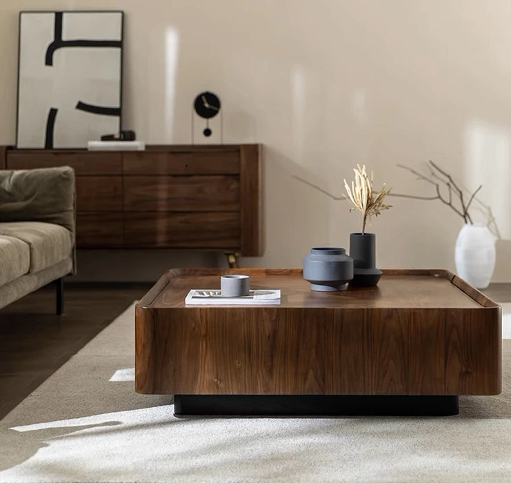 Peach Wood Coffee Table