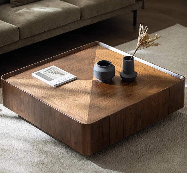 Peach Wood Coffee Table