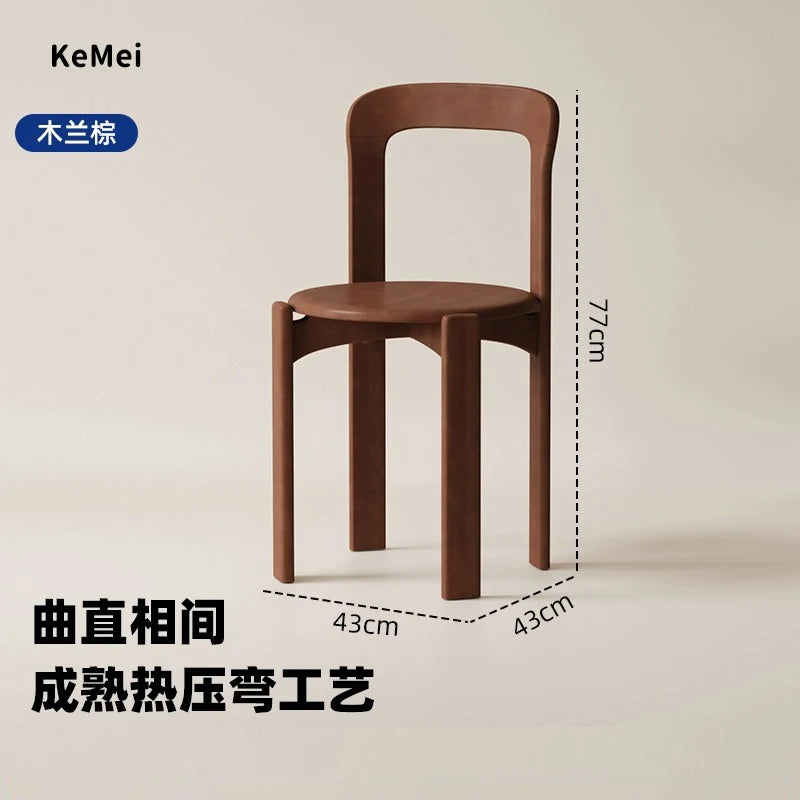 Unique Dining Wood Classics Comfortable Minimalist Chairs