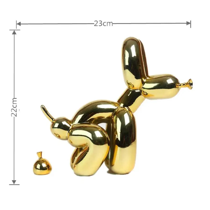 Balloon Doggy Poo Statue