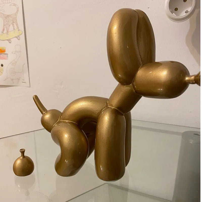 Balloon Doggy Poo Statue