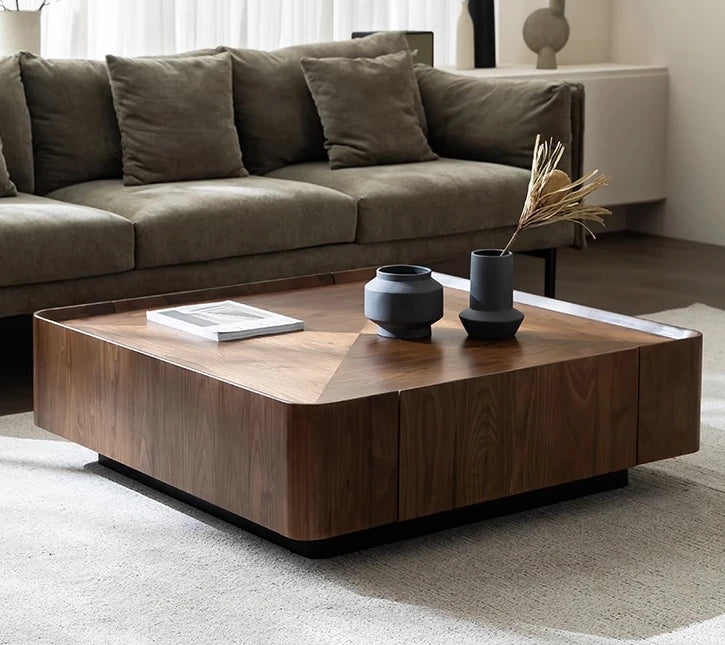 Peach Wood Coffee Table