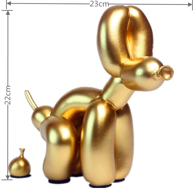 Balloon Doggy Poo Statue