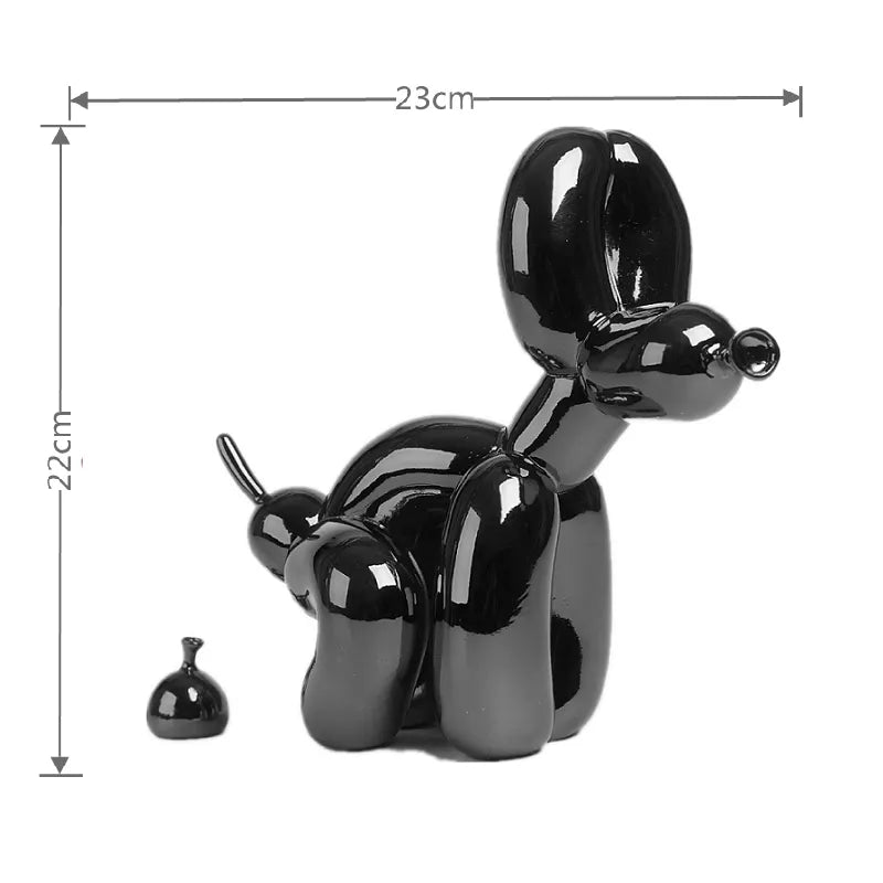 Balloon Doggy Poo Statue